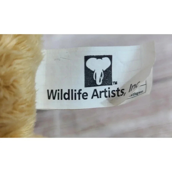 Wildlife Artists Plush Meerkat Stuffed Animal Realistic Tan White 12" 2010 - Picture 5 of 6